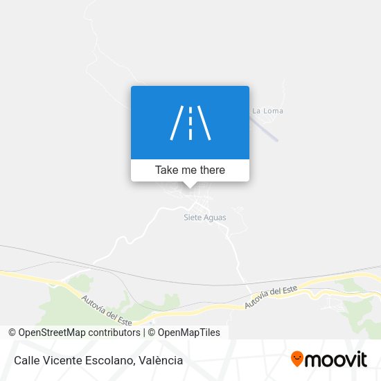 Calle Vicente Escolano map