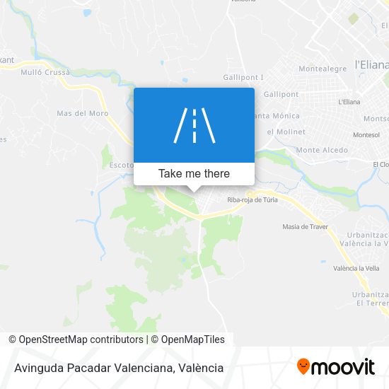 Avinguda Pacadar Valenciana map