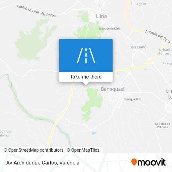 Av Archiduque Carlos map