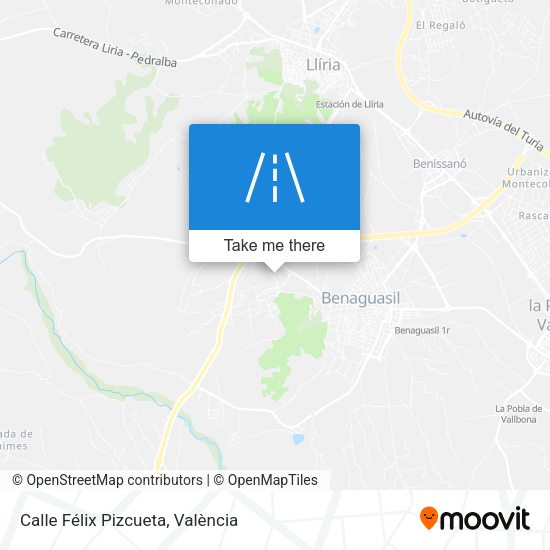 Calle Félix Pizcueta map