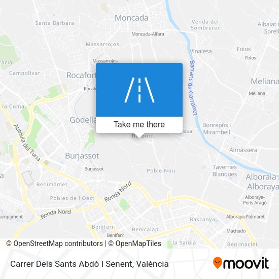 Carrer Dels Sants Abdó I Senent map