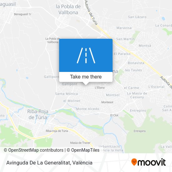 Avinguda De La Generalitat map