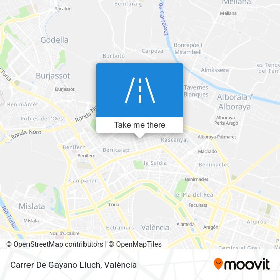 Carrer De Gayano Lluch map