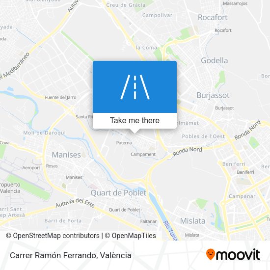 Carrer Ramón Ferrando map