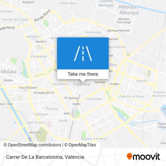 Carrer De La Barcelonina map