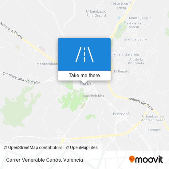 Carrer Venerable Canós map