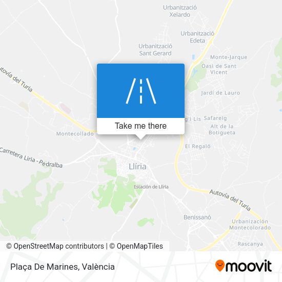Plaça De Marines map