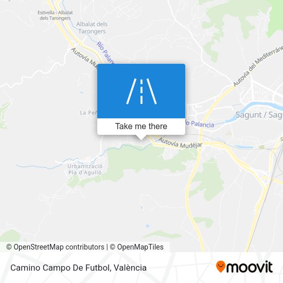 Camino Campo De Futbol map