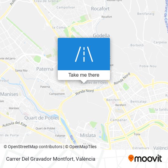 Carrer Del Gravador Montfort map