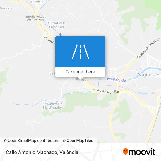 Calle Antonio Machado map