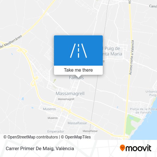 Carrer Primer De Maig map