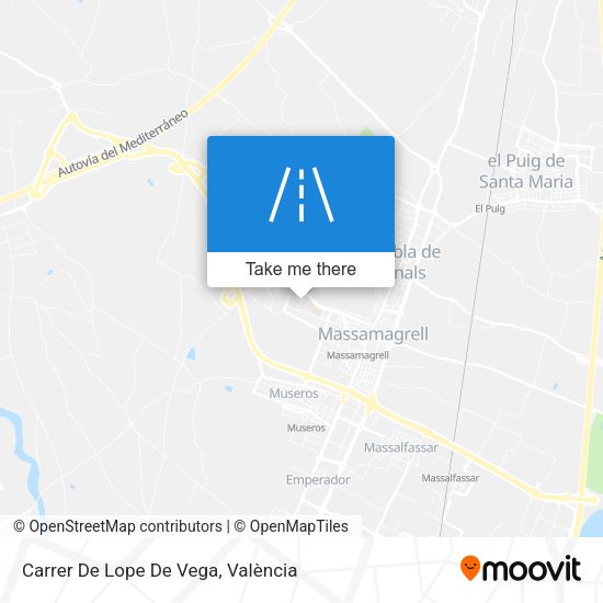 Carrer De Lope De Vega map