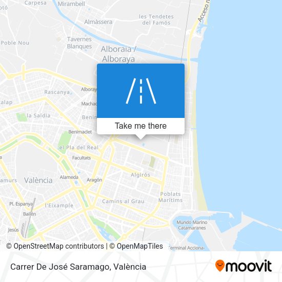 Carrer De José Saramago map