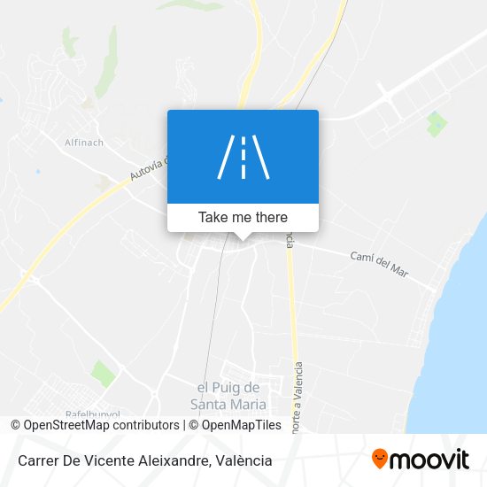 Carrer De Vicente Aleixandre map