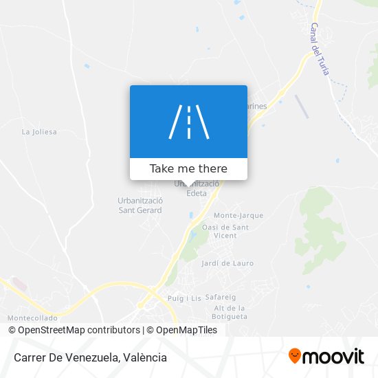 Carrer De Venezuela map