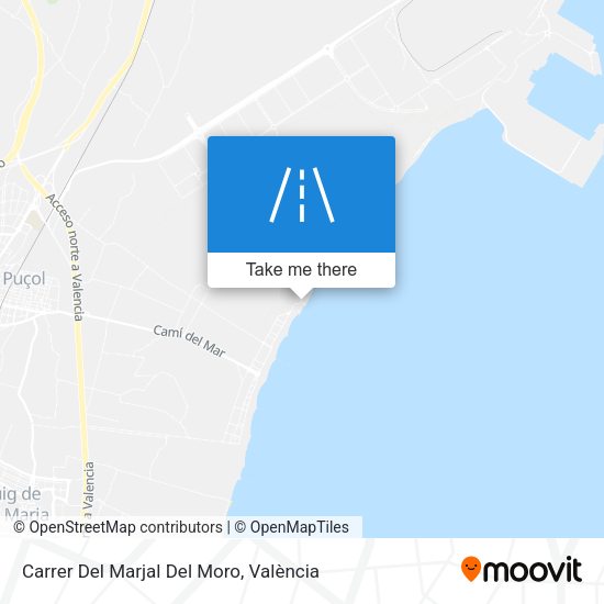 Carrer Del Marjal Del Moro map
