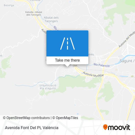 Avenida Font Del Pi map