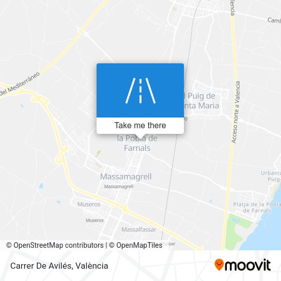 Carrer De Avilés map