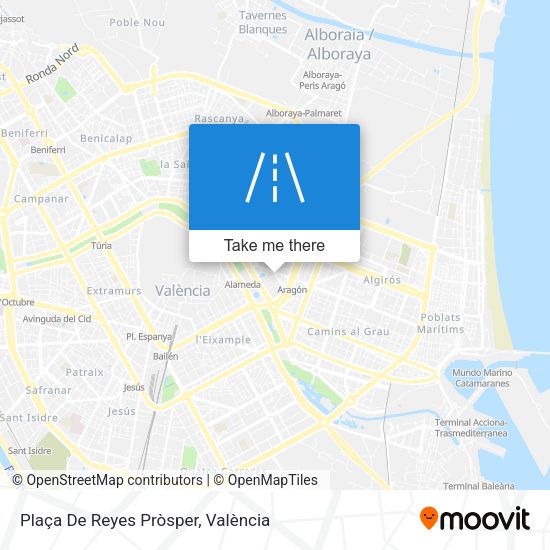 Plaça De Reyes Pròsper map