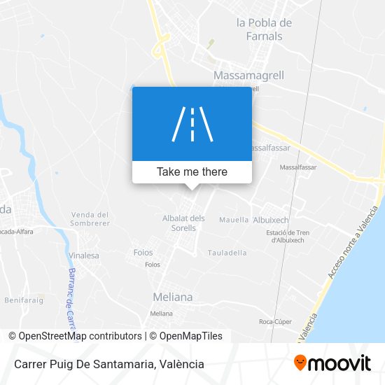 Carrer Puig De Santamaria map