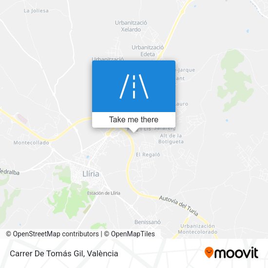Carrer De Tomás Gil map