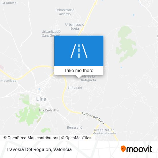 Travesia Del Regalón map
