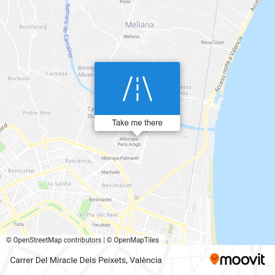 Carrer Del Miracle Dels Peixets map