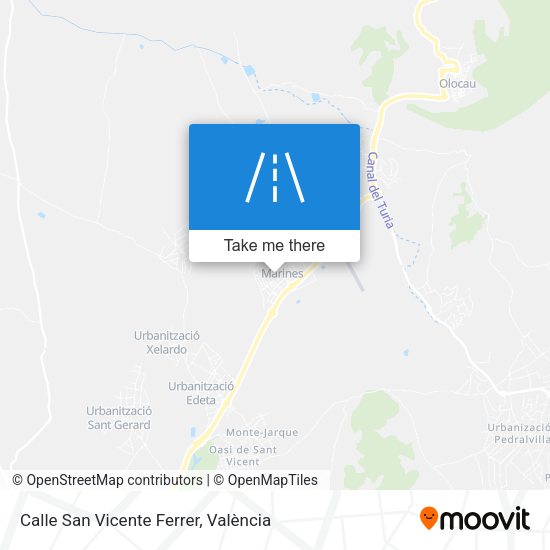 Calle San Vicente Ferrer map