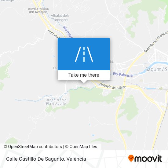 Calle Castillo De Sagunto map