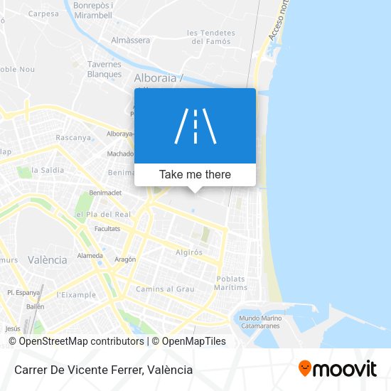 Carrer De Vicente Ferrer map