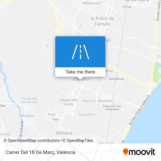 Carrer Del 18 De Març map
