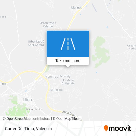 Carrer Del Timó map