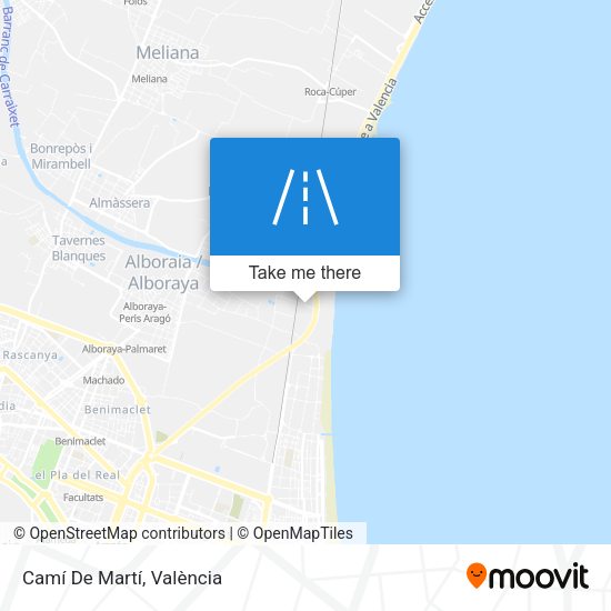 Camí De Martí map