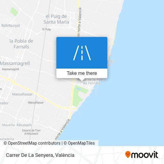 Carrer De La Senyera map