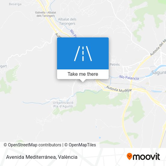 Avenida Mediterránea map