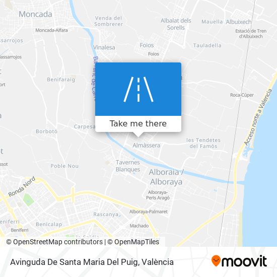 Avinguda De Santa Maria Del Puig map