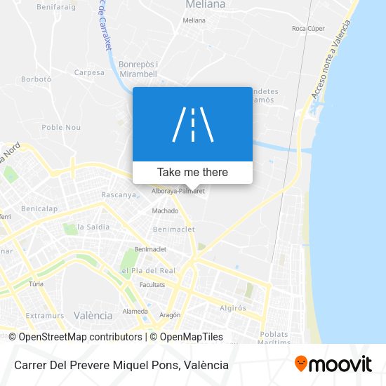 Carrer Del Prevere Miquel Pons map