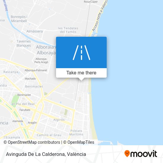 Avinguda De La Calderona map