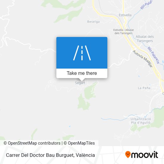 Carrer Del Doctor Bau Burguet map