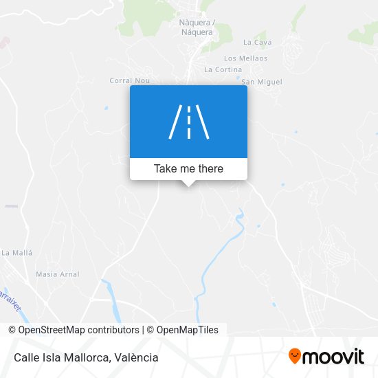 Calle Isla Mallorca map