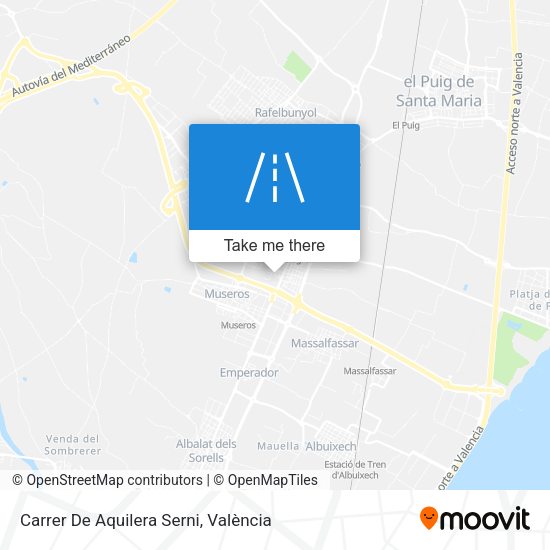 Carrer De Aquilera Serni map