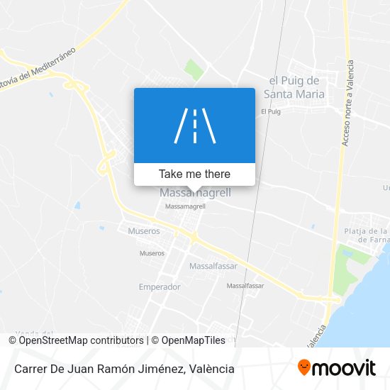 Carrer De Juan Ramón Jiménez map