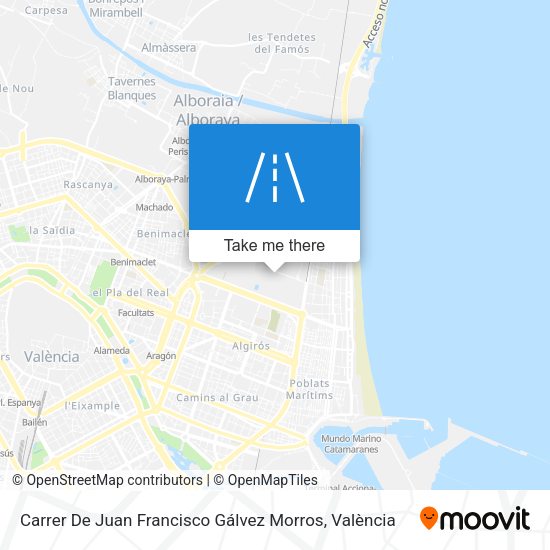 Carrer De Juan Francisco Gálvez Morros map