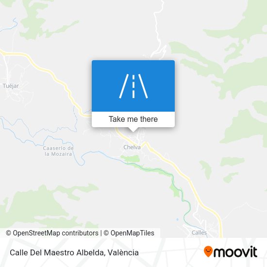 Calle Del Maestro Albelda map
