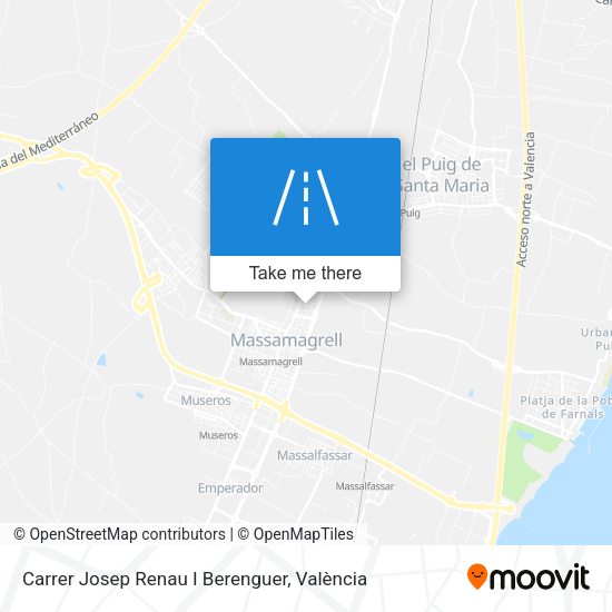 Carrer Josep Renau I Berenguer map