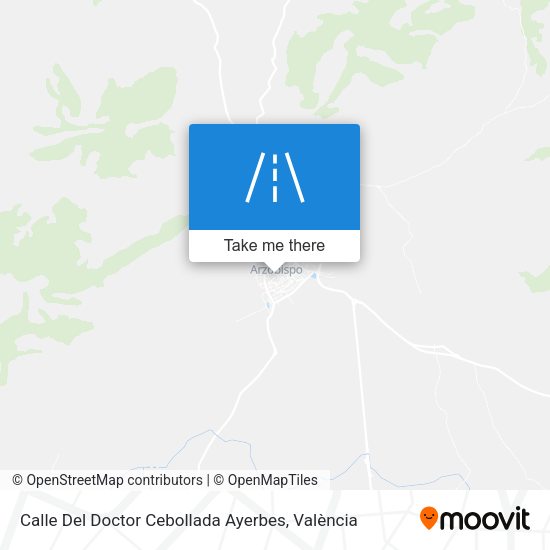 Calle Del Doctor Cebollada Ayerbes map