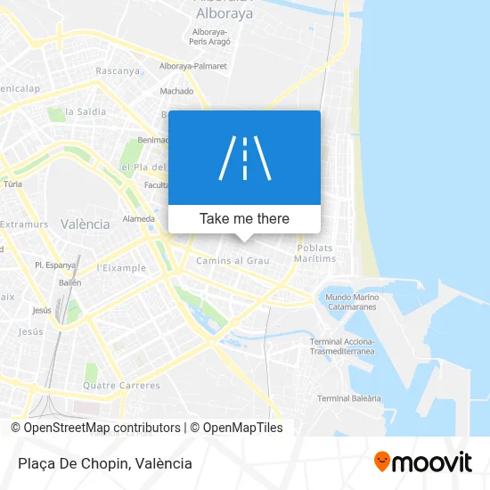 Plaça De Chopin map