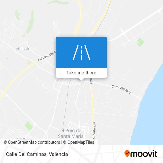 Calle Del Caminás map