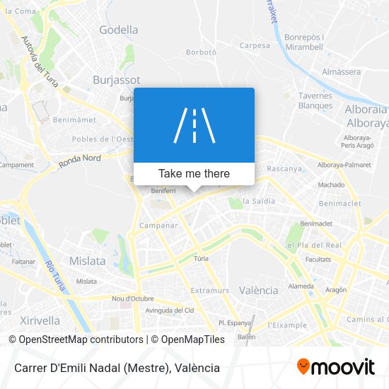 Carrer D'Emili Nadal (Mestre) map