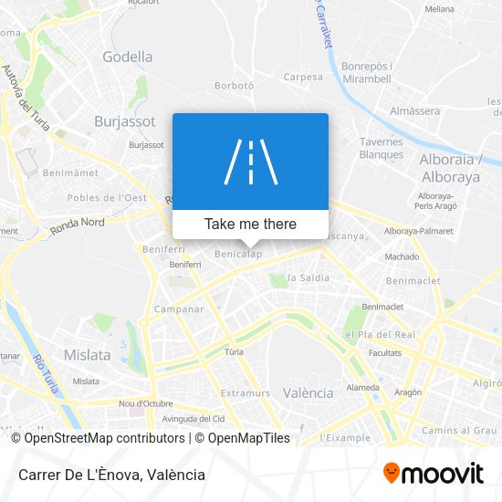 Carrer De L'Ènova map
